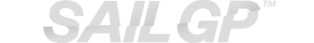 The SailGP logo, sliced diagonally to show innovation and movement.